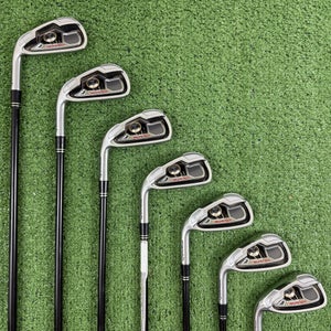 Taylormade Tour Burner Iron Set 4-PW Left Handed Reax Regular Flex Graphite