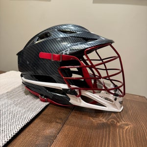 Carbon Fiber Cascade R Lacrosse Helmet Used