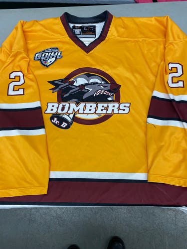 Team set hockey jerseys BOMBERS