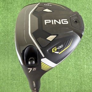 Ping G430 Max 7 Wood 21 7W Degree Left Handed Alta Quick 45g Senior Flex 42”