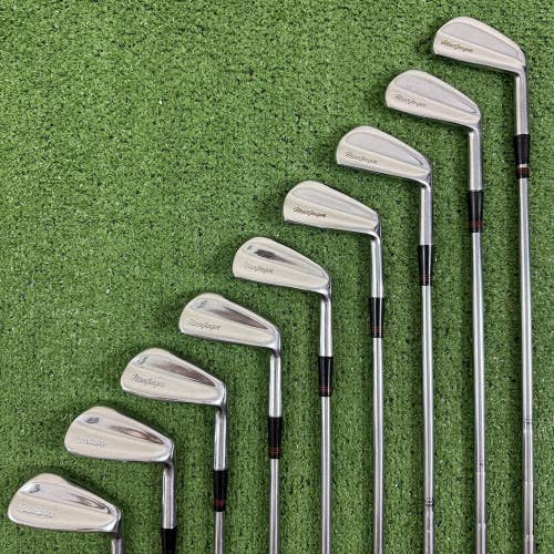 Vintage 1980-82 Macgregor Tour Forged Iron Set 2-10 Irons Dynamic Stiff Flex