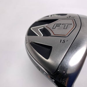 Callaway FT 2008 3 Fairway Wood 15* Fujikura E Fit-On 160 Stiff Graphite Mens RH