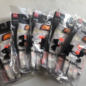Under Armour F7 Adult Large Football Receiver Gloves Lot of 5 $200 Retail New