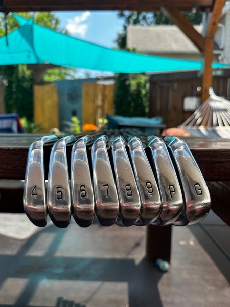 Men's 2023 Mizuno Pro 223 Left Hand Iron Set Stiff Flex Steel Shaft (Used)