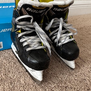 Bauer 3S junior size 1 ice skates + Superset Insoles