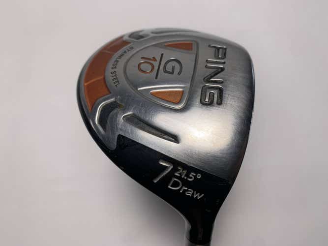 Ping G10 Draw 7 Fairway Wood 21.5* TFC 129 D Regular Graphite Mens RH