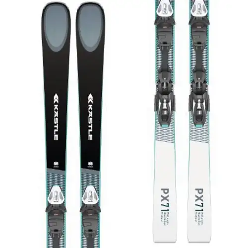 New 2024 Kastle PX71 skis w/ Kastle K11 PRD bindings; Size: 155