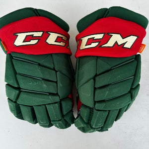 CCM JetSpeed FT1 Pro Stock Hockey Gloves 14” Green WILD 31393