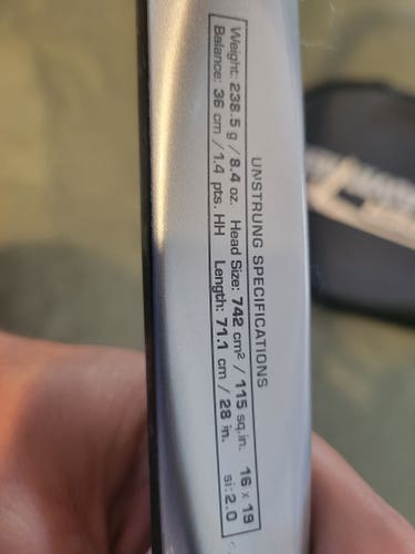 Brand New Wilson Hyper Hammer 2.0 Tennis Racquet (New)