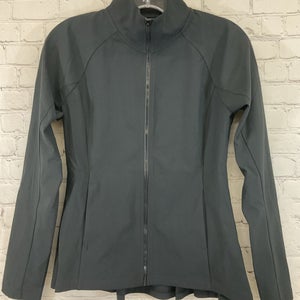 Calia WCG16017 Women's Stretch Wicking Full-Zip Golf Jacket Peat Black XS