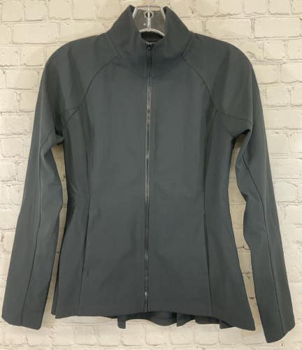 Calia WCG16017 Women's Stretch Wicking Full-Zip Golf Jacket Peat Black XS
