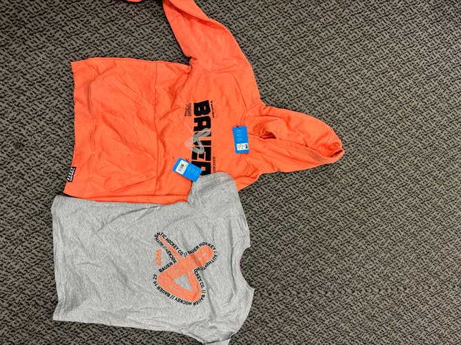 Bauer Hoodie/T-shirt Combo Youth Medium