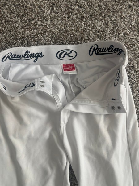 Adult small White Rawling baseball pants