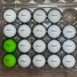 19 Titleist Velocity Golf Balls - 5A/4A Condition