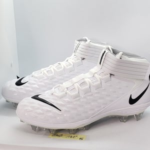 NEW Nike Force Savage Pro 2 Men's Football Cleats AH4000-100 size 11 white / blk