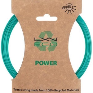 LOT OF 2 SETS: LUXILON ECO POWER 17 (1.25) GREEN CO-POLYESTER TENNIS STRING