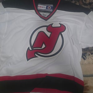 White New Jersey Devils Jersey