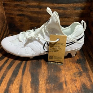 Nike Huarache 9 Varsity Lacrosse LAX Cleats White Black FD0090-101 Men’s 12