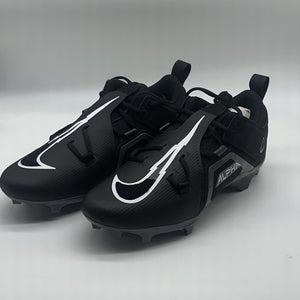 Sz 13.5 Nike Alpha Menace Pro 3 FTB Low Cleats FB6834-001 Black Mens