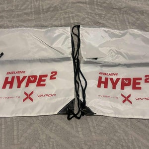 Lot of 2 Bauer Hyperlite 2 Drawstring Bags