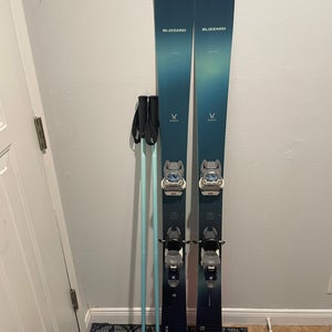 Women's 2023 Blizzard  157 cm All Mountain Sheeva 9 Skis With Bindings Max Din 11 (Used)