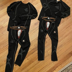 Used 2 Sets Shock Doctor Youth Large Undergarment