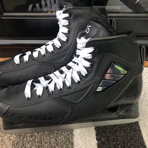 Used True Regular Width  Size 10 Custom Pro Hockey Goalie Skates