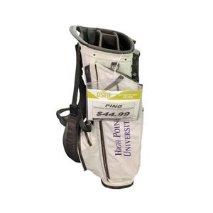 Used Ping HIGH POINT UNIVERSITY 4 WAY STAND BAG Mens Stand Bag Grey 11347-S000250161