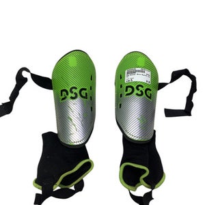 Used Dsg Soccer Shin Guards Junior Green XL 11347-S000250346