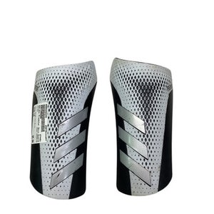 Used Adidas PREDATOR Soccer Shin Guards Adult Black And White LG 11347-S000250345