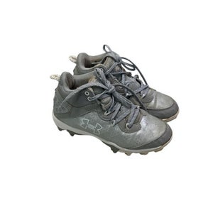 Used Under Armour BH BASEBALL CLEATS BB/SB Cleats Grey Junior 01 11347-S000250327