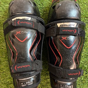 Junior Bauer vapor x900 lite Shin Pads 11" (Used)
