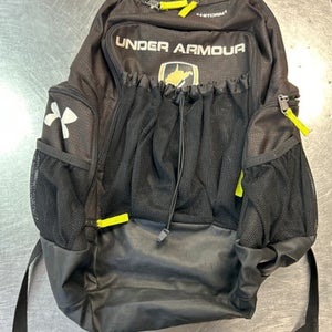 Used Under Armour BAT BACKPACK BB/SB Player Backpack Black 11868-S000063640