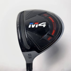 TaylorMade M4 5 Fairway Wood 18* Matrix White Tie MFS X5 45g Senior LH