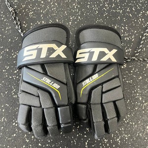 Used STX STALLION 200 Lacrosse Gloves Junior Black SM 11849-S000029131
