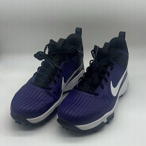 Nike Force Savage Pro 3 Shark Men's Size 16 Purple Football Cleats FJ8163-500
