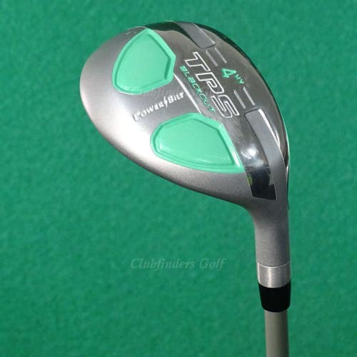 Lady PowerBilt TPS Blackout Hybrid 4 Iron Factory 68g Graphite Ladies w/ HC