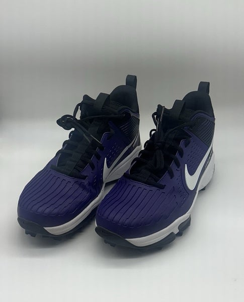 Nike Force Savage Pro 3 Shark Men's Size 13 Purple Football Cleats FJ8163-500