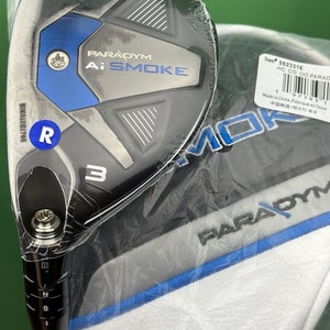 Callaway Paradym Ai Smoke 3-Hybrid 3H 18* LEFT Hand Regular Cypher Sixty LH NEW!