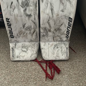 Small  2024 Bauer Supreme Shadow Goalie Leg Pads  (Used)