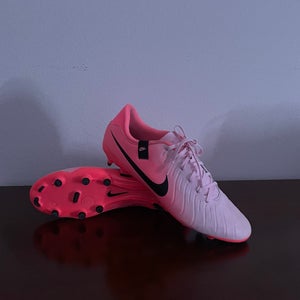 Pink Nike Tiempo Pros Soccer Shoes