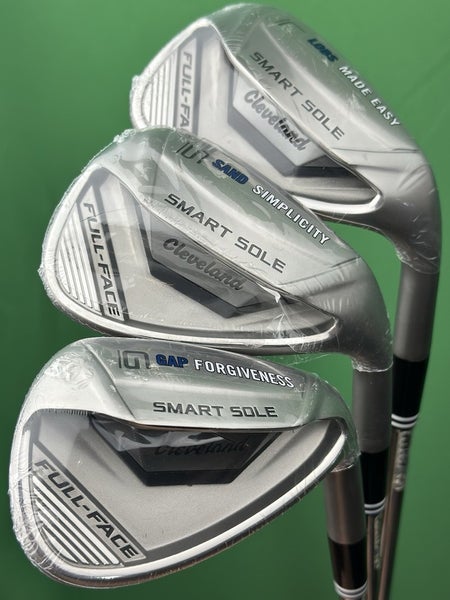 Cleveland 2024 Smart Sole Full Face Wedge Set Right Hand Steel GW, SW, LW NEW!