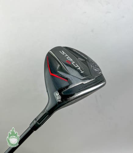 RH TaylorMade Stealth Fairway 3HL Wood 16.5* HZRDUS Stiff Graphite Golf Club