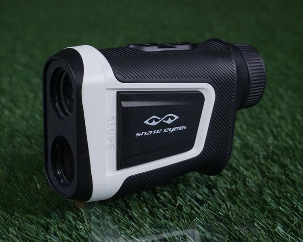 SNAKE EYES L6 SLOPE RANGEFINDER GOLF RANGE FINDER YARDAGE, WHITE ~ NICE!!
