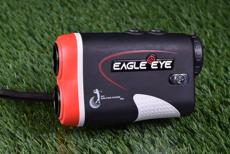 EAGLE EYE RANGEFINDER GOLF RANGE FINDER YARDAGE, W/SLOPE BLACK ~ L@@K!!