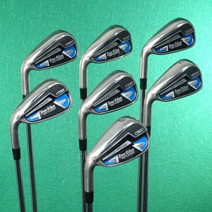 LH Tour Edge Hot Launch C522 VibRcor 4-PW Iron Set KBS Max 80 Steel Regular