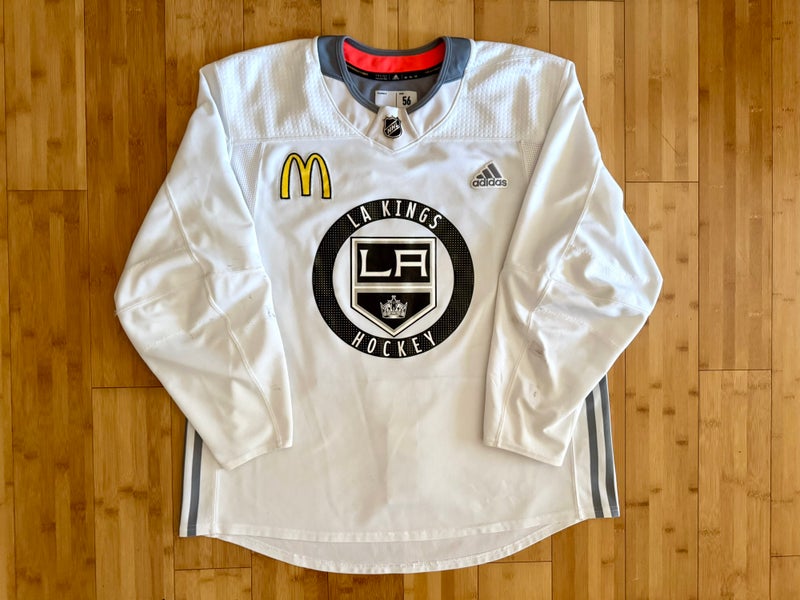 Authentic Los Angeles Kings Size 56 MIC White Practice jersey - #91