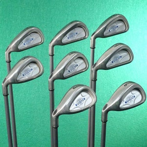LH Callaway Steelhead X-14 3-PW Iron Set Factory Steelhead X-14 Graphite Regular