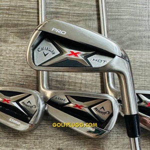 Callaway X Hot Pro Iron Set 4-AW / Project X Rifle, Stiff Flex (410)