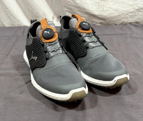 Puma Ignit PWR ADAPT Boa-Coiler Golf Shoes Gray US 9 EU 42 EXCELLENT
